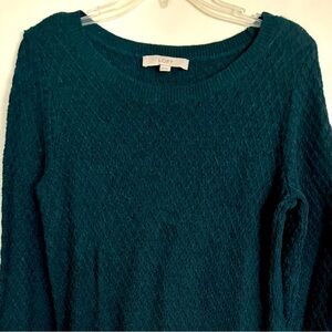Dark green Loft sweater dress. Size 6